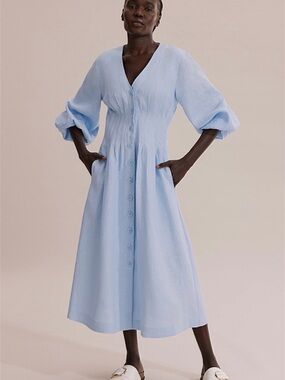 cosmo mini dress sage green Vic - Long Sleeve Mini Dress main image 0